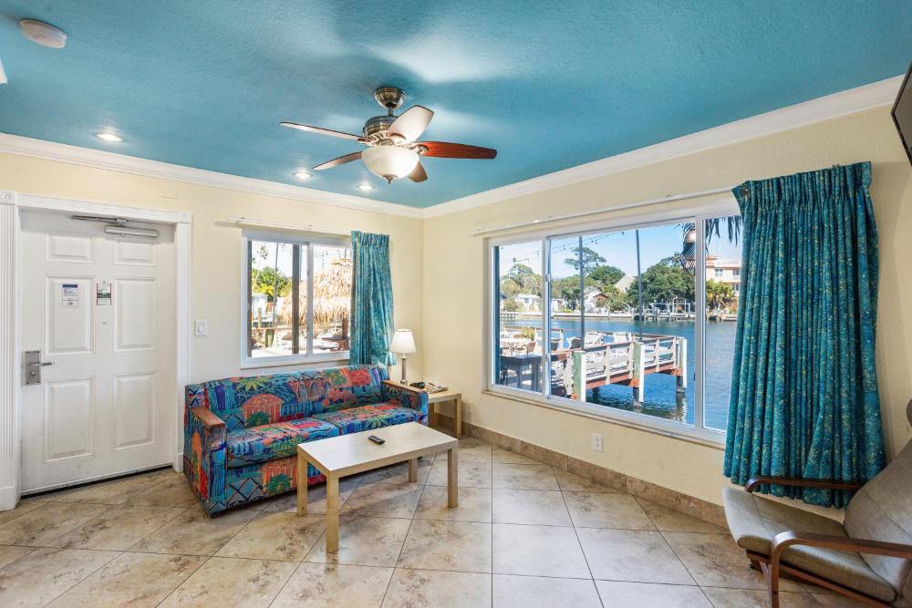 Deluxe One Bedroom Suite: 1 Queen Bed and 1 Sleeper Sofa interior